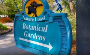 Nature Coast Botanical Gardens sign