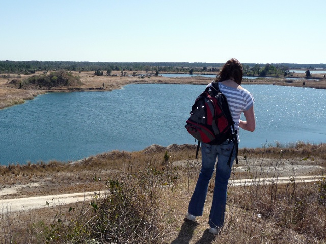 Hiker at Weekiwachee Preserve